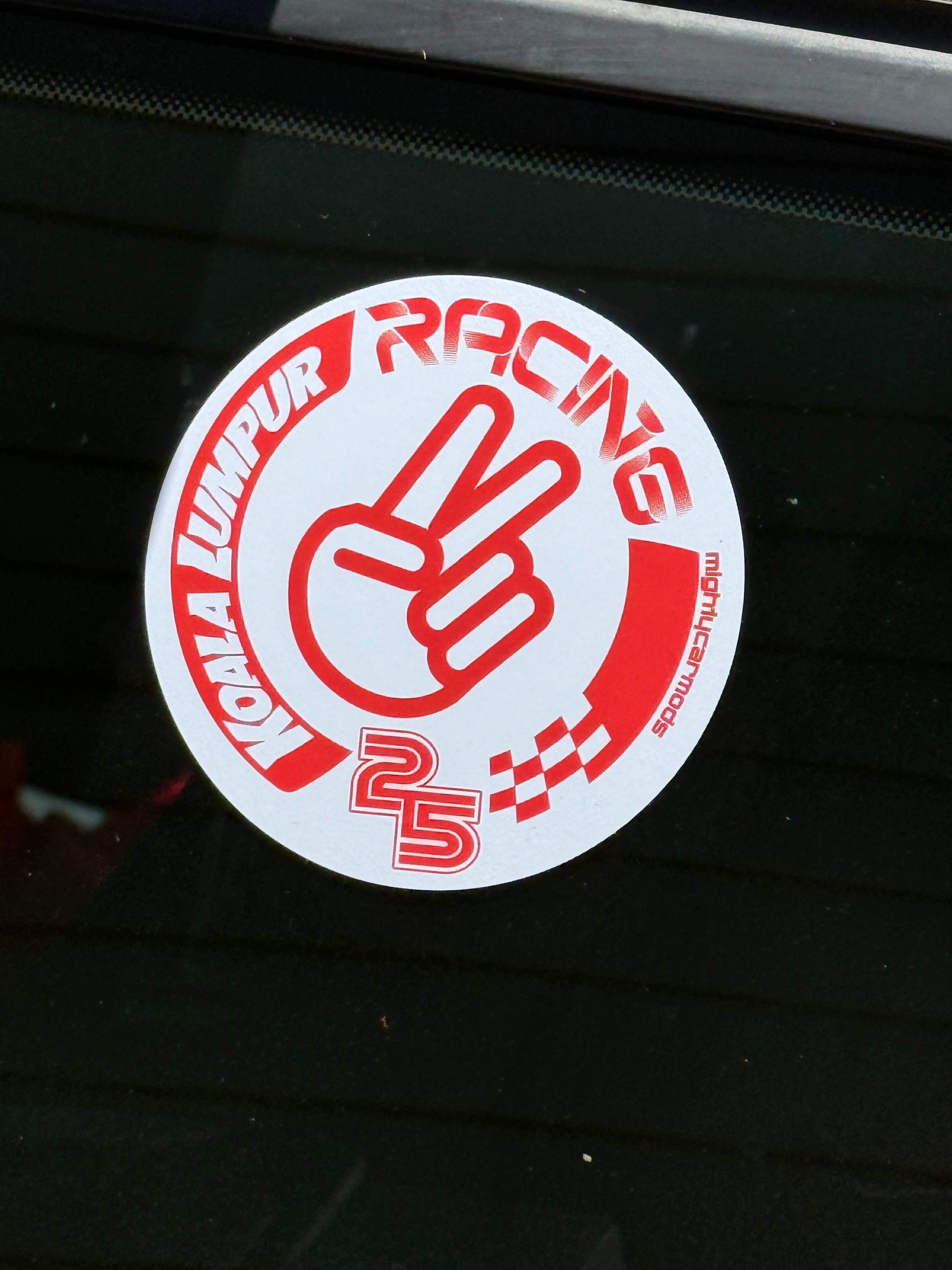 Koala Lumpur Racing  2025 -  Circular Sticker - Image 2